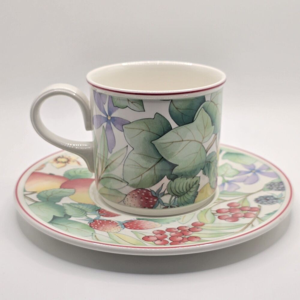 Villeroy & Boch Catalina Coffee Cup and Saucer Vintage Excellent Pre-owned
